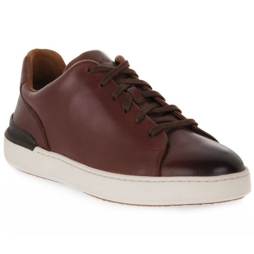 Clarks  Courtlite Lace Dark Tan. Brand New. Mens Size: 7.5